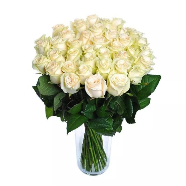 Grandeur White Roses Bouquet