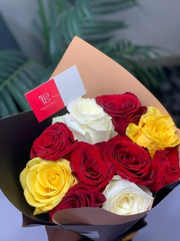 Flower Aura- Mixed Roses Bouquet - Image 2