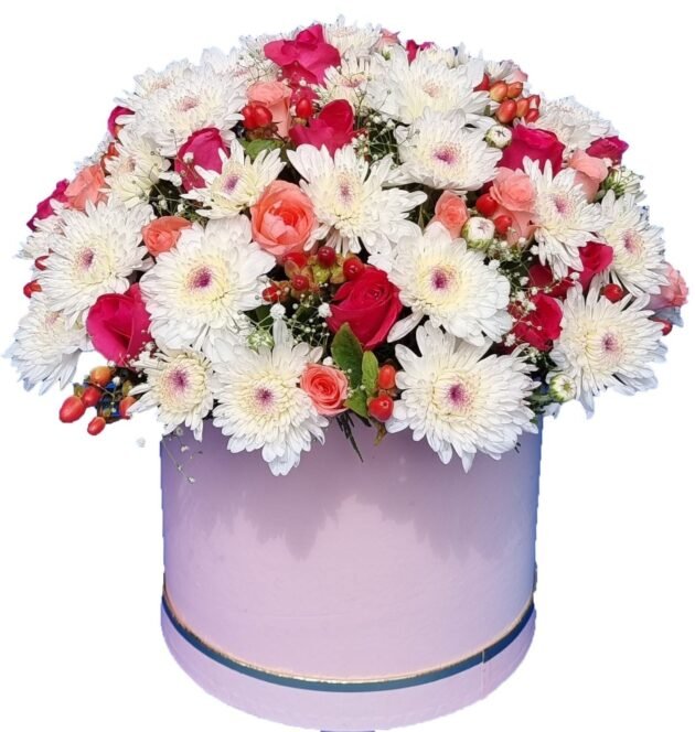 Avalanche Box of Roses Chrysanthemums - Image 6