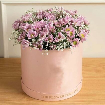 Oriental Box - Mixed Chrysanthemum and Fillers