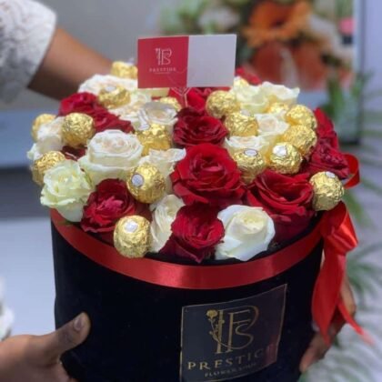 Opulence Box - Roses and Chocolate Arrangements